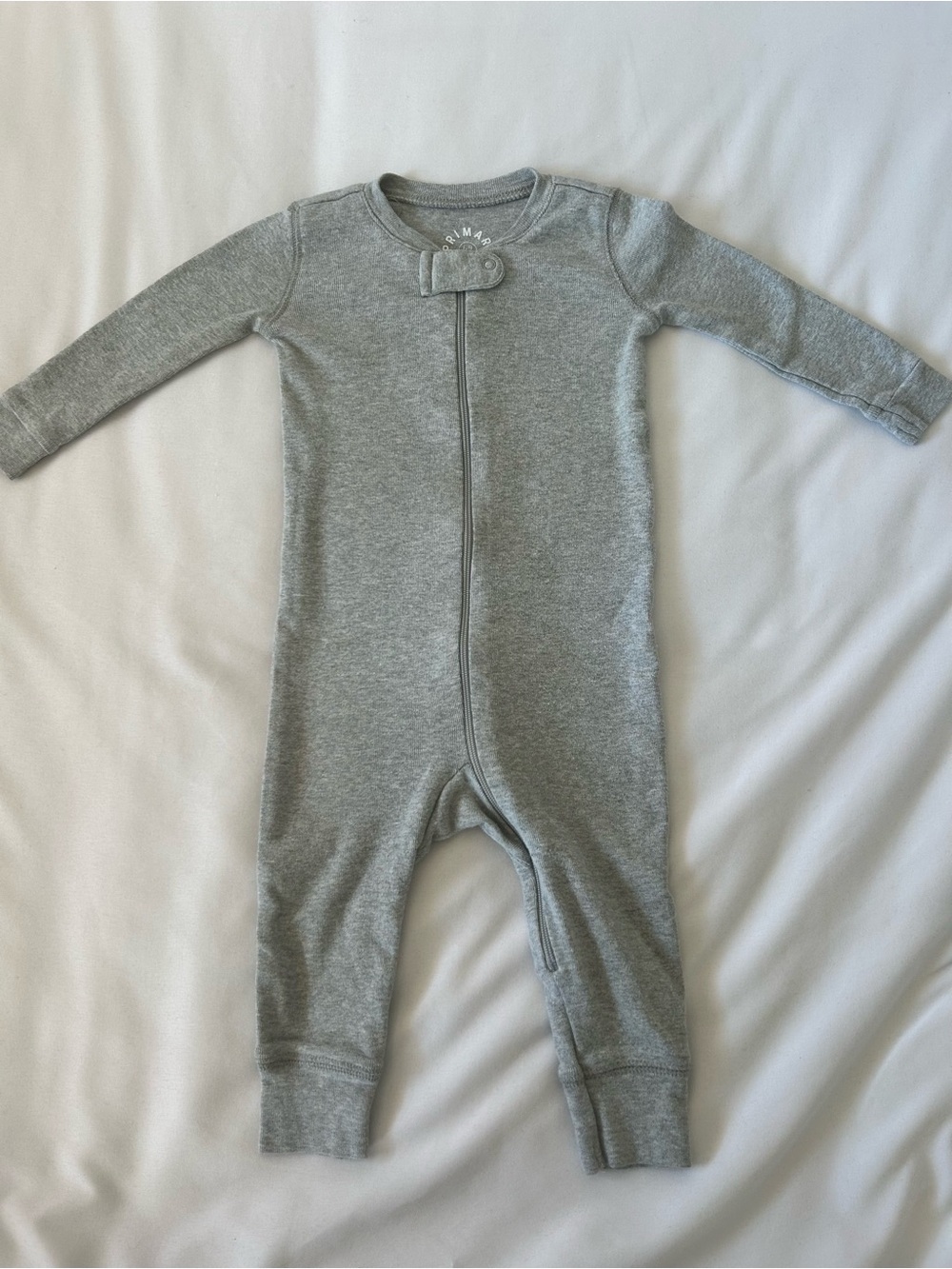 Primary The Baby Organic Zip Romper